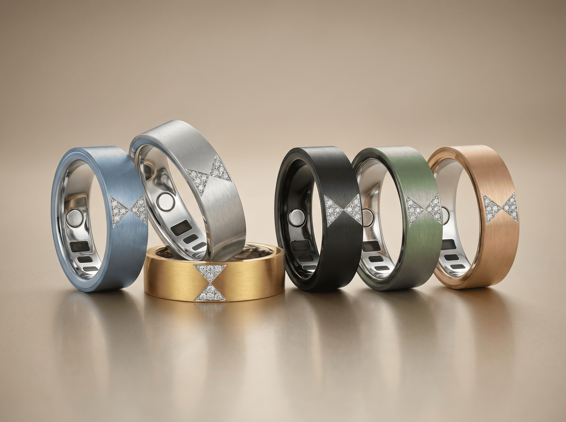 Six titanium colors, so it reads as yours